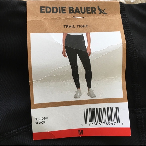 Eddie Bauer trail Black Women's Leggings M - Picture 7 of 8